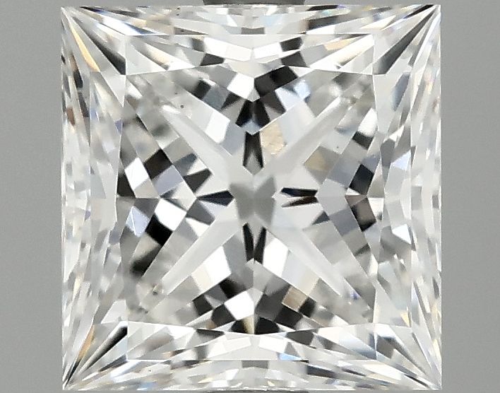 2.10 ct. princess Lab Grown Diamond front image