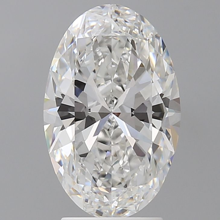 3.10 ct. oval Lab Grown Diamond front image