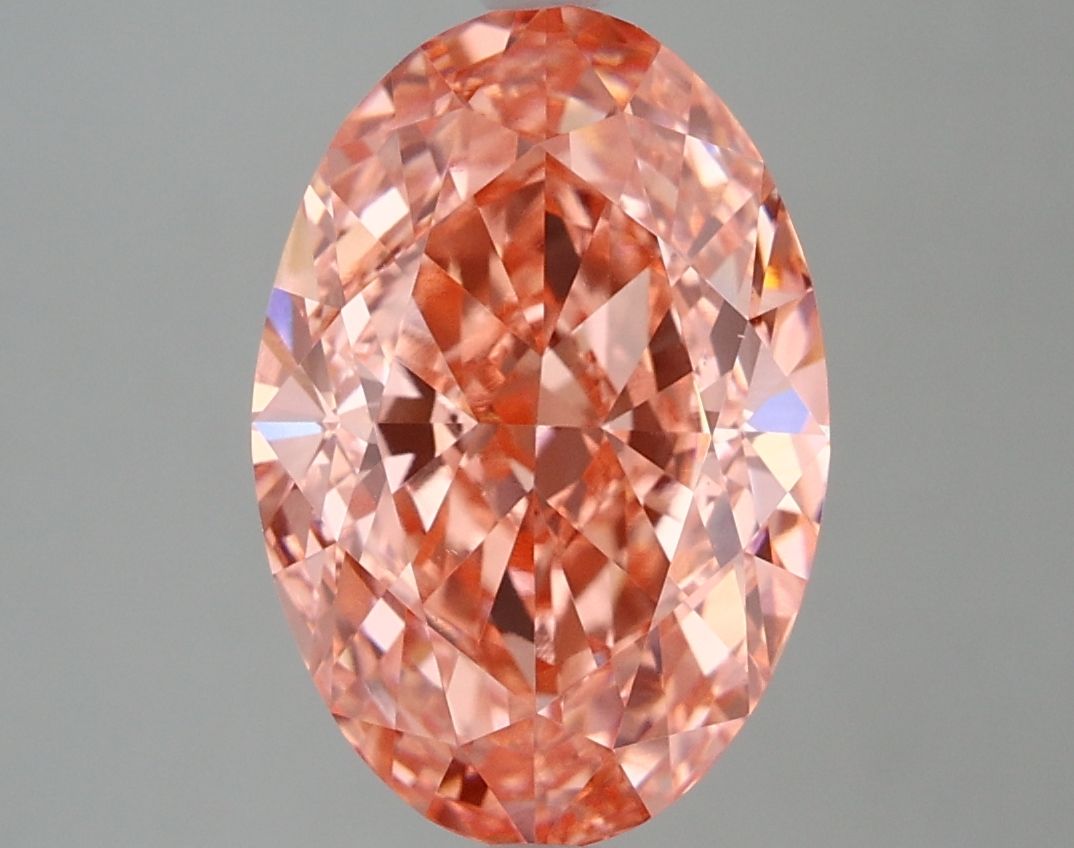 5.01 ct. oval Lab Grown Diamond front image