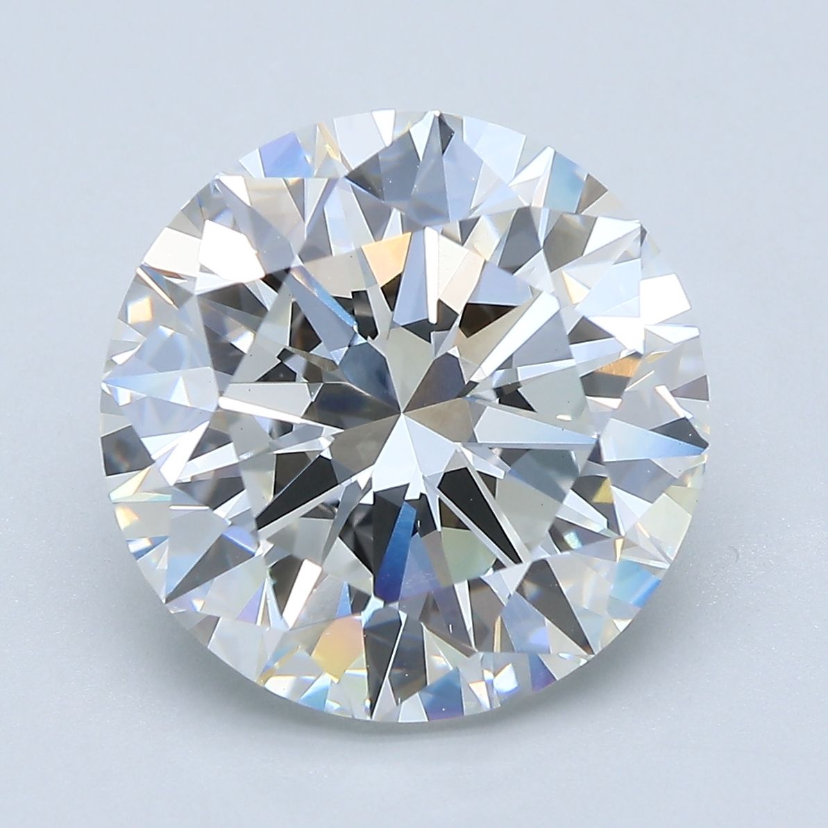 7.03 ct. round Lab Grown Diamond front image