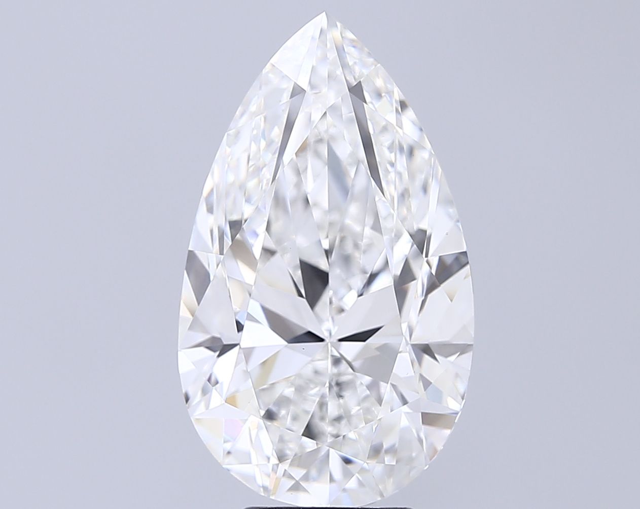 7.99 ct. pear Lab Grown Diamond front image