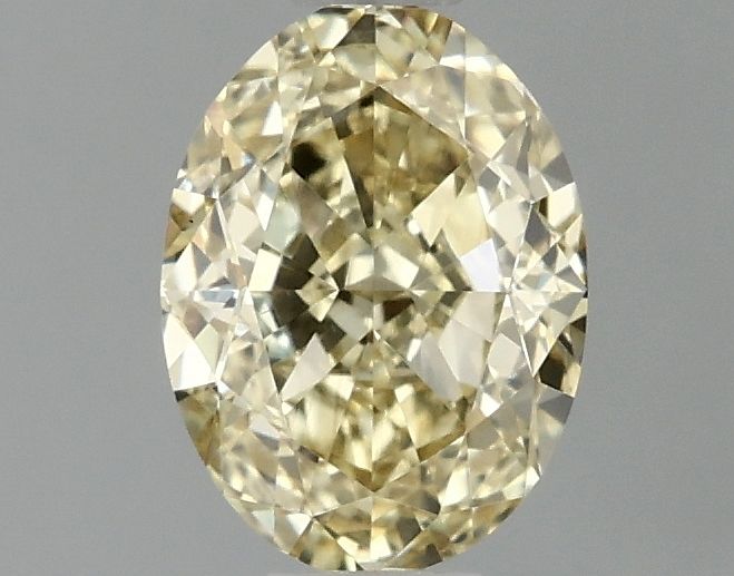 1.01 carat fancy intense yellow VS2 EX Cut IGI oval diamond