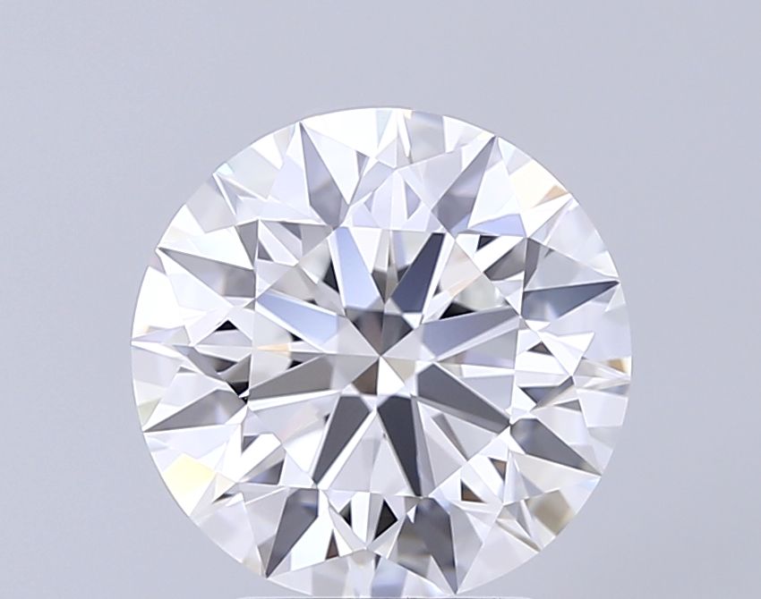 Diament LG okrągły, 3.77 ct, F, VVS1, szlif ID
