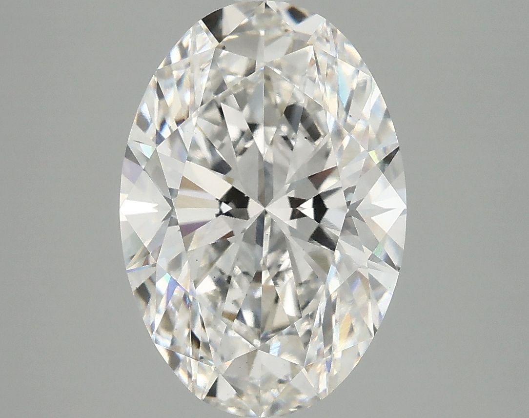 3.78 ct. oval Lab Grown Diamond front image