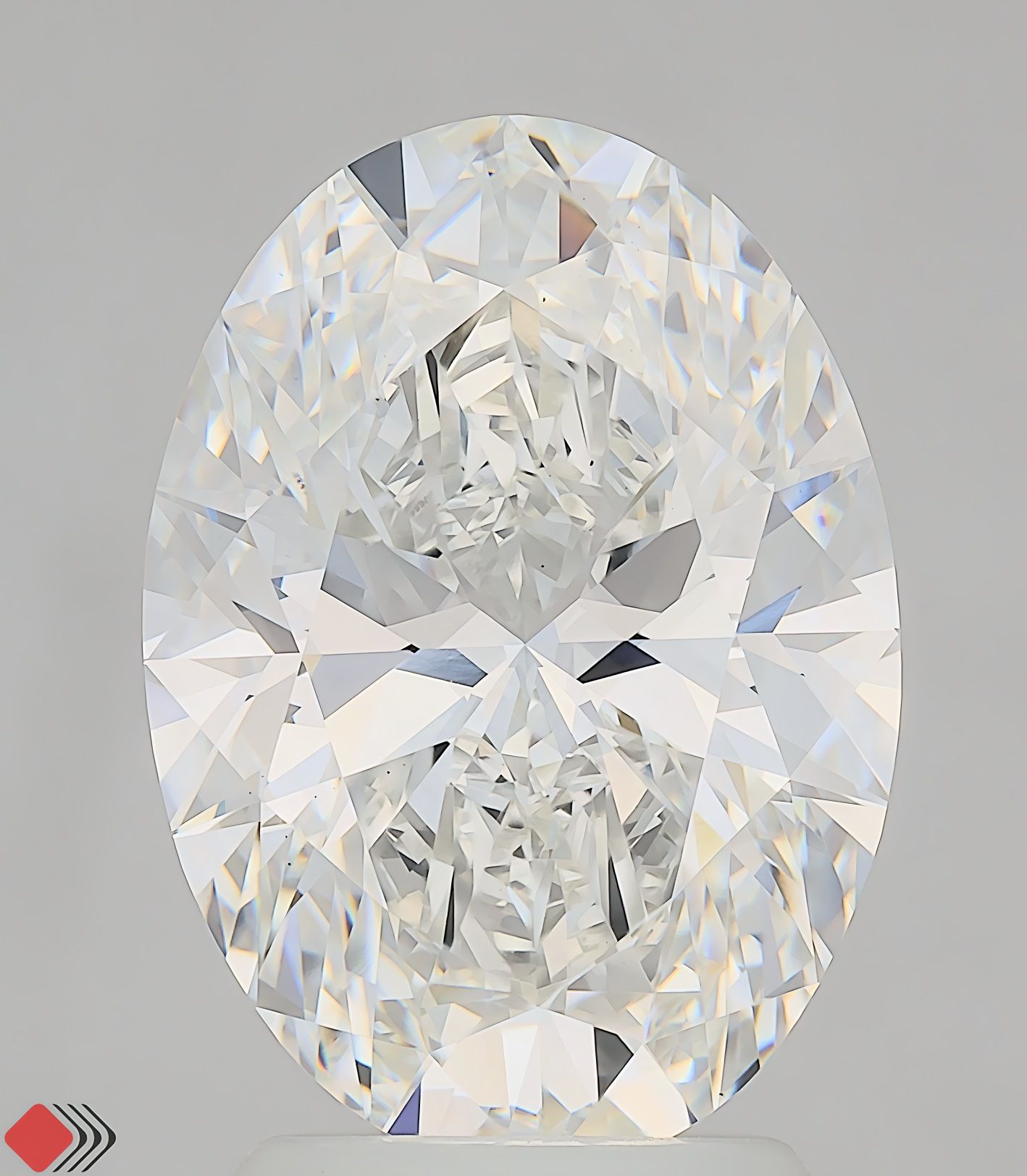 3.09 ct. oval Lab Grown Diamond front image