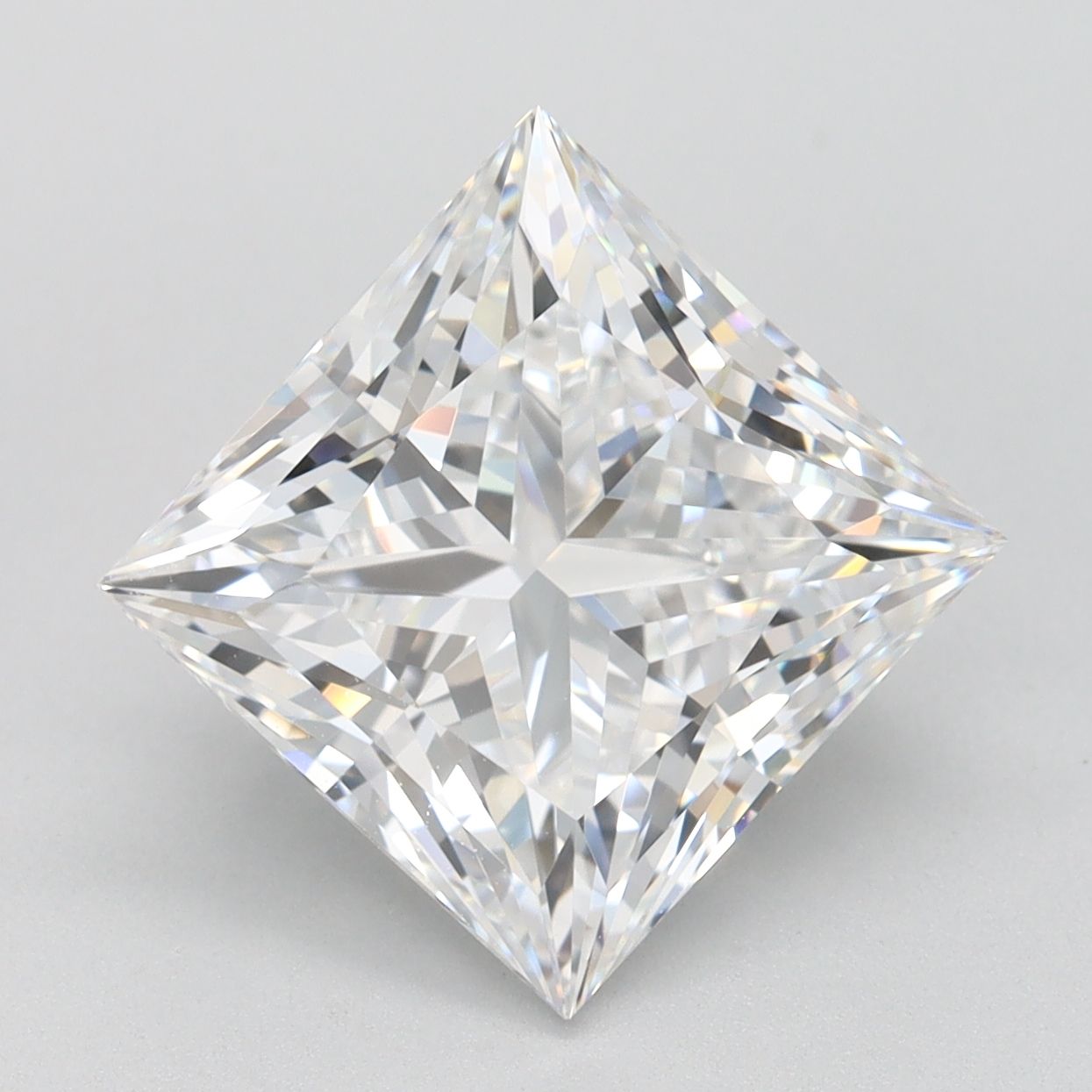 4.19 ct. princess Lab Grown Diamond front image