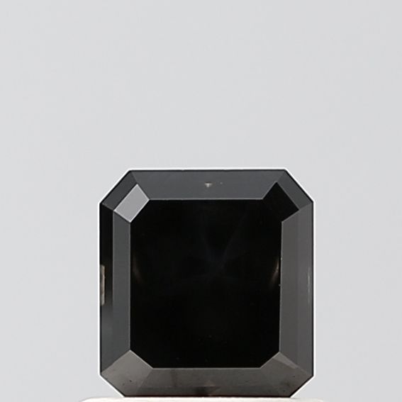 0.63 Carat Asscher Diamond Salt and Pepper VVS2