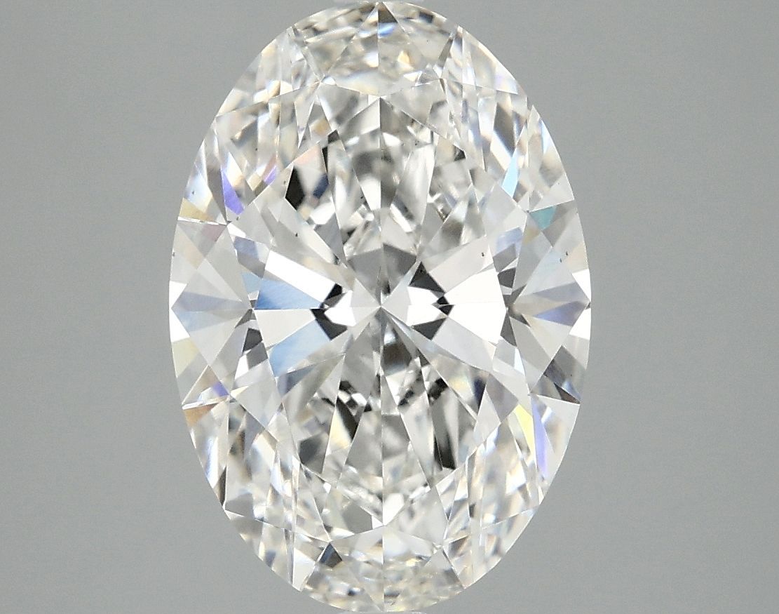 3.93 ct. oval Lab Grown Diamond front image