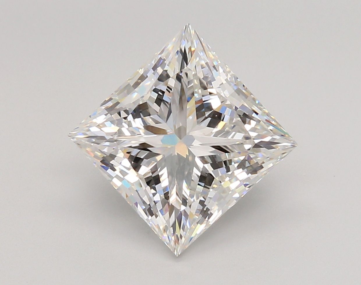 4.48 ct. princess Lab Grown Diamond front image