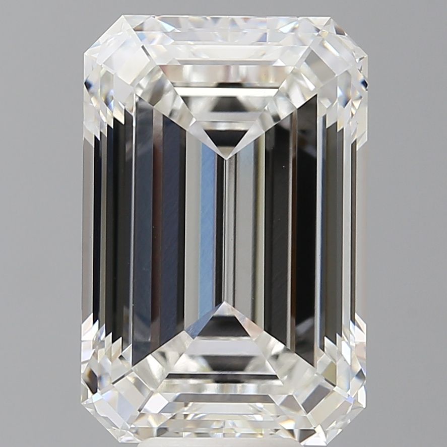 9.56 ct. emerald Lab Grown Diamond front image