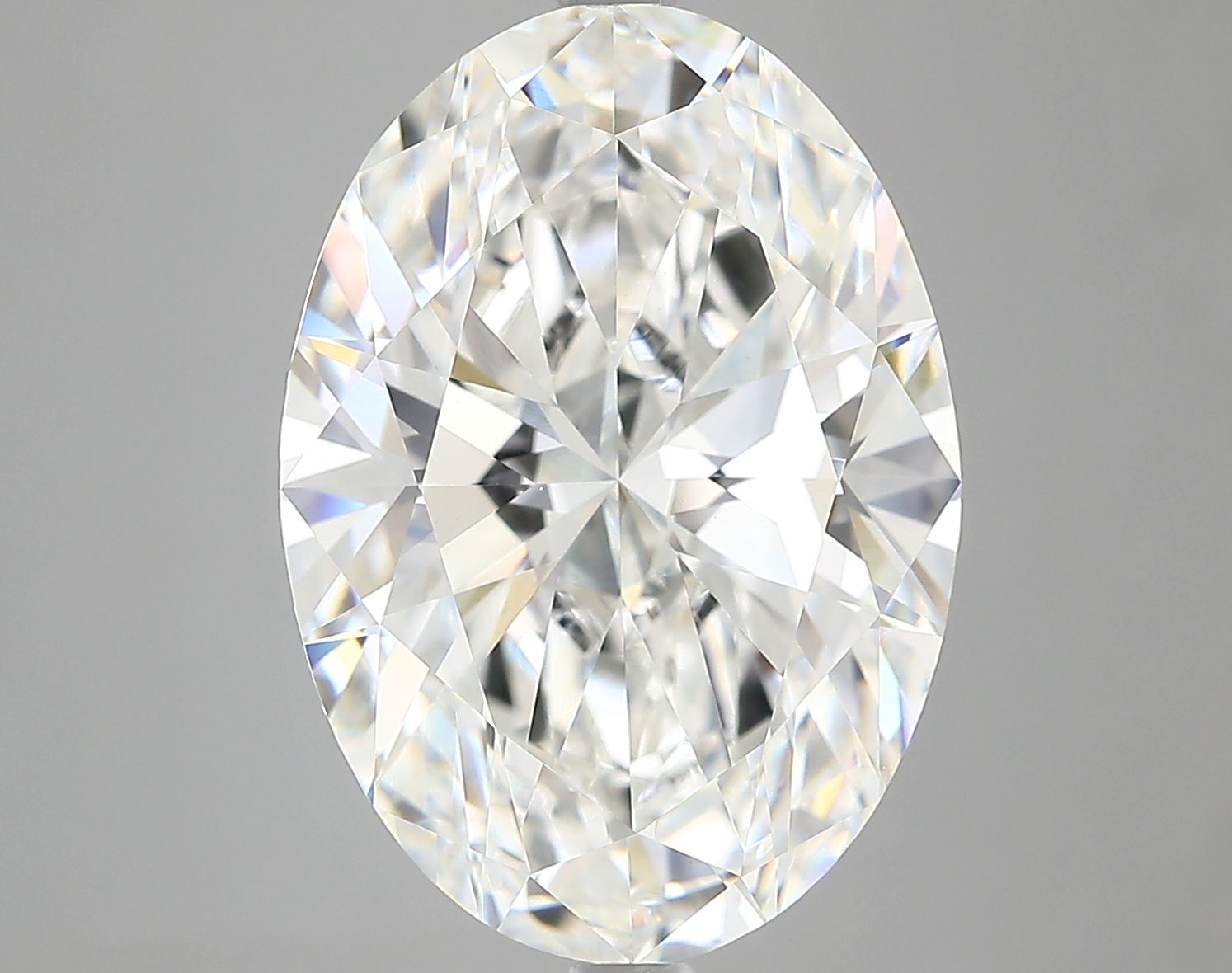 7.05 ct. oval Lab Grown Diamond front image