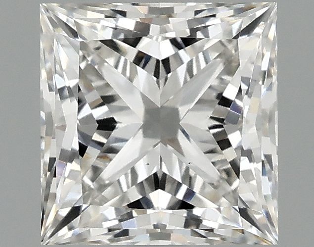 1.56 ct. princess Lab Grown Diamond front image