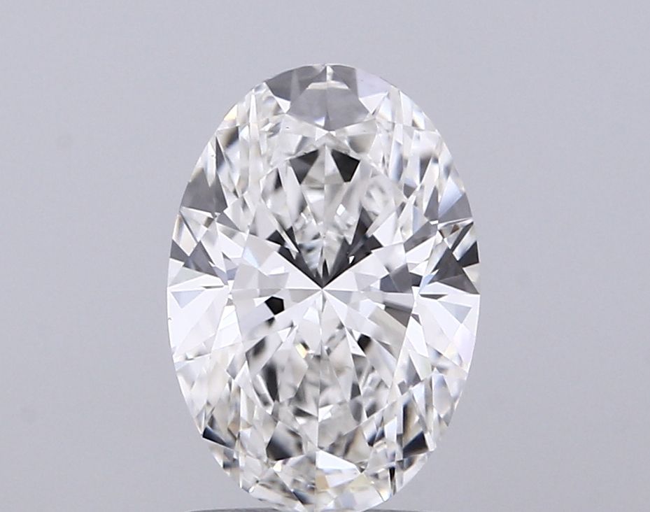 2.11 carat f VS1 EX Cut IGI oval diamond