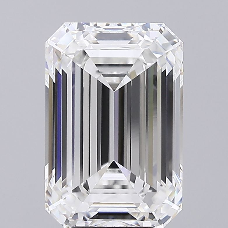 7.12 ct. emerald Lab Grown Diamond front image