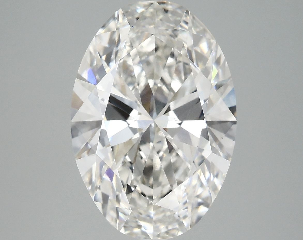3.93 ct. oval Lab Grown Diamond front image