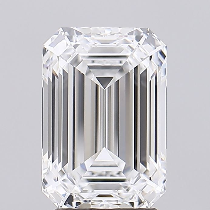 3.01 ct. emerald Lab Grown Diamond front image