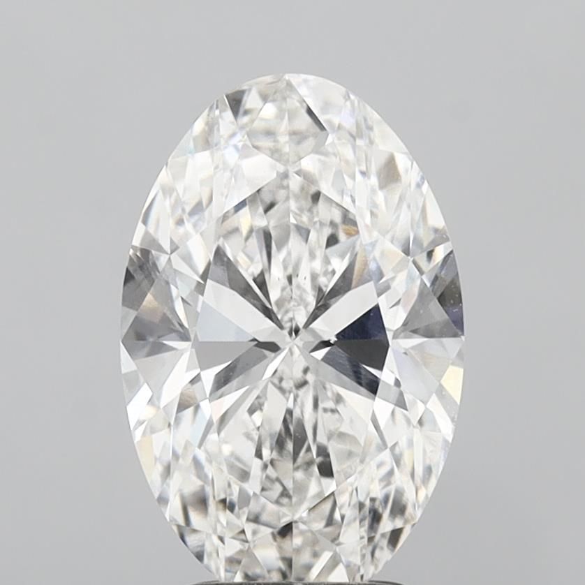 2.10 ct. princess Lab Grown Diamond front image