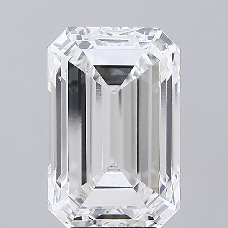 6.03 ct. emerald Lab Grown Diamond front image