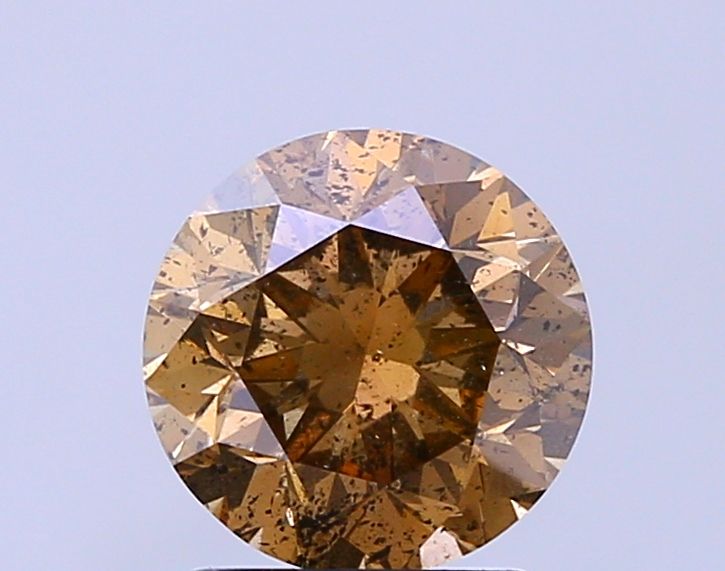2.15 Carat Round Diamond Fancy Dark Brown SI2
