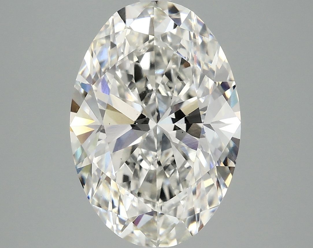 3.85 ct. oval Lab Grown Diamond front image