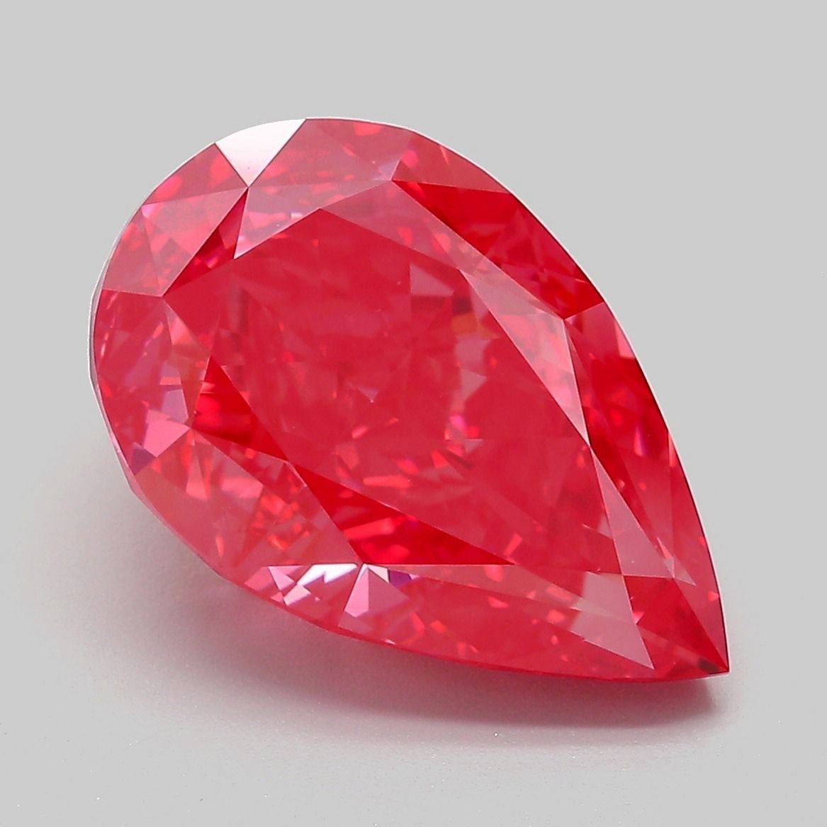 7.10 ct. pear Lab Grown Diamond front image