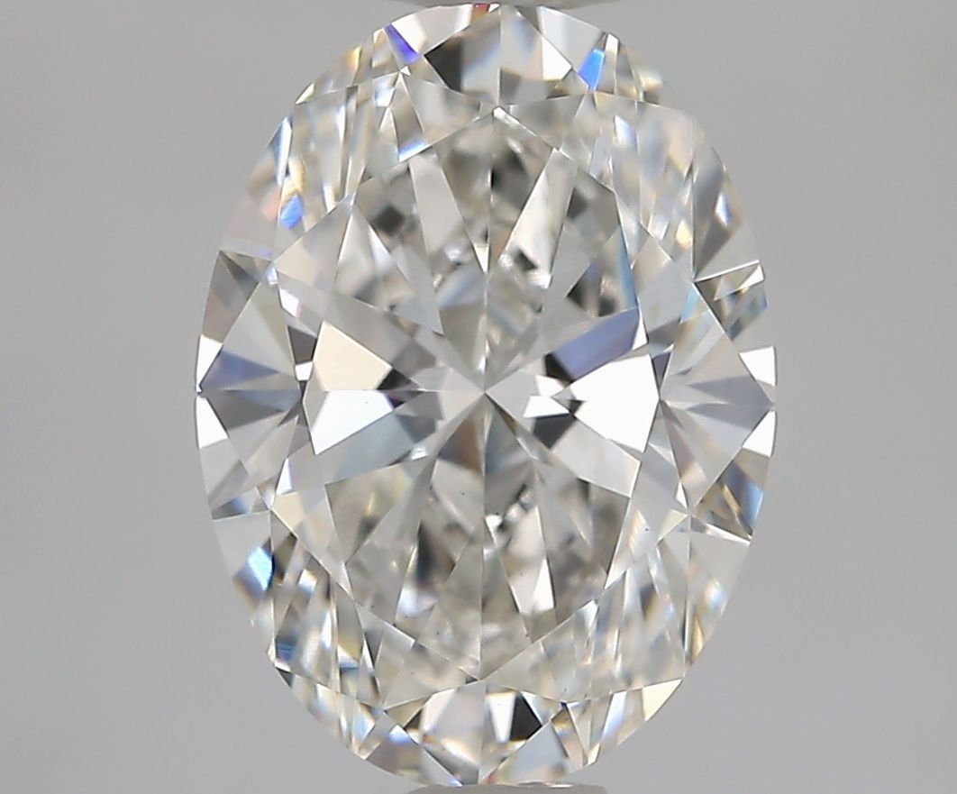 2.1 carat f VS1 EX Cut IGI oval diamond