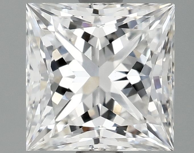 2.10 ct. princess Lab Grown Diamond front image