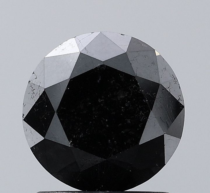 1.79 Carat Round Diamond Black VS2