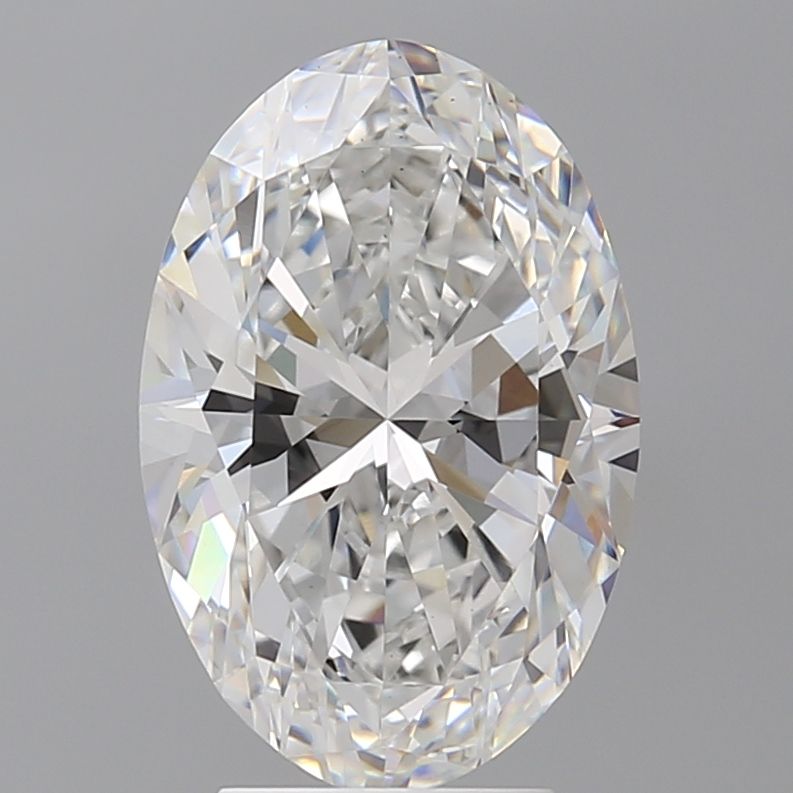 4.09 ct. oval Lab Grown Diamond front image