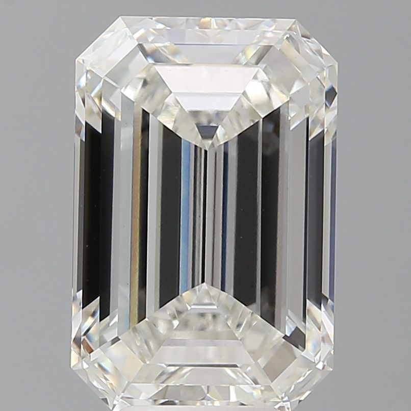 7.04 ct. emerald Lab Grown Diamond front image