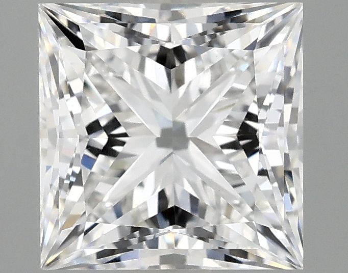 2.10 ct. princess Lab Grown Diamond front image