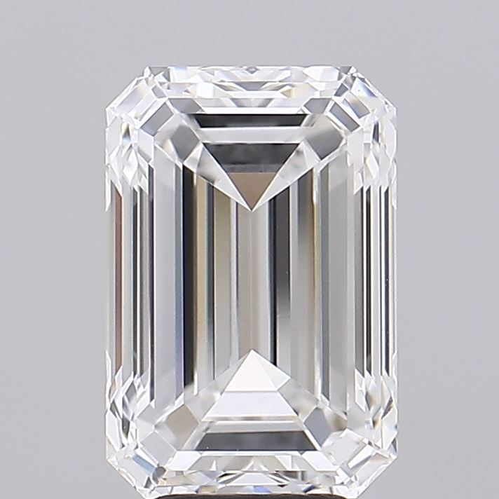 6.04 ct. emerald Lab Grown Diamond front image
