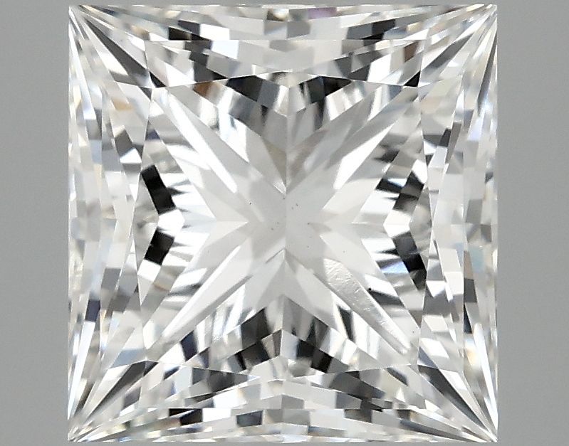 4.19 ct. princess Lab Grown Diamond front image