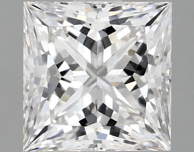 2.10 ct. princess Lab Grown Diamond front image