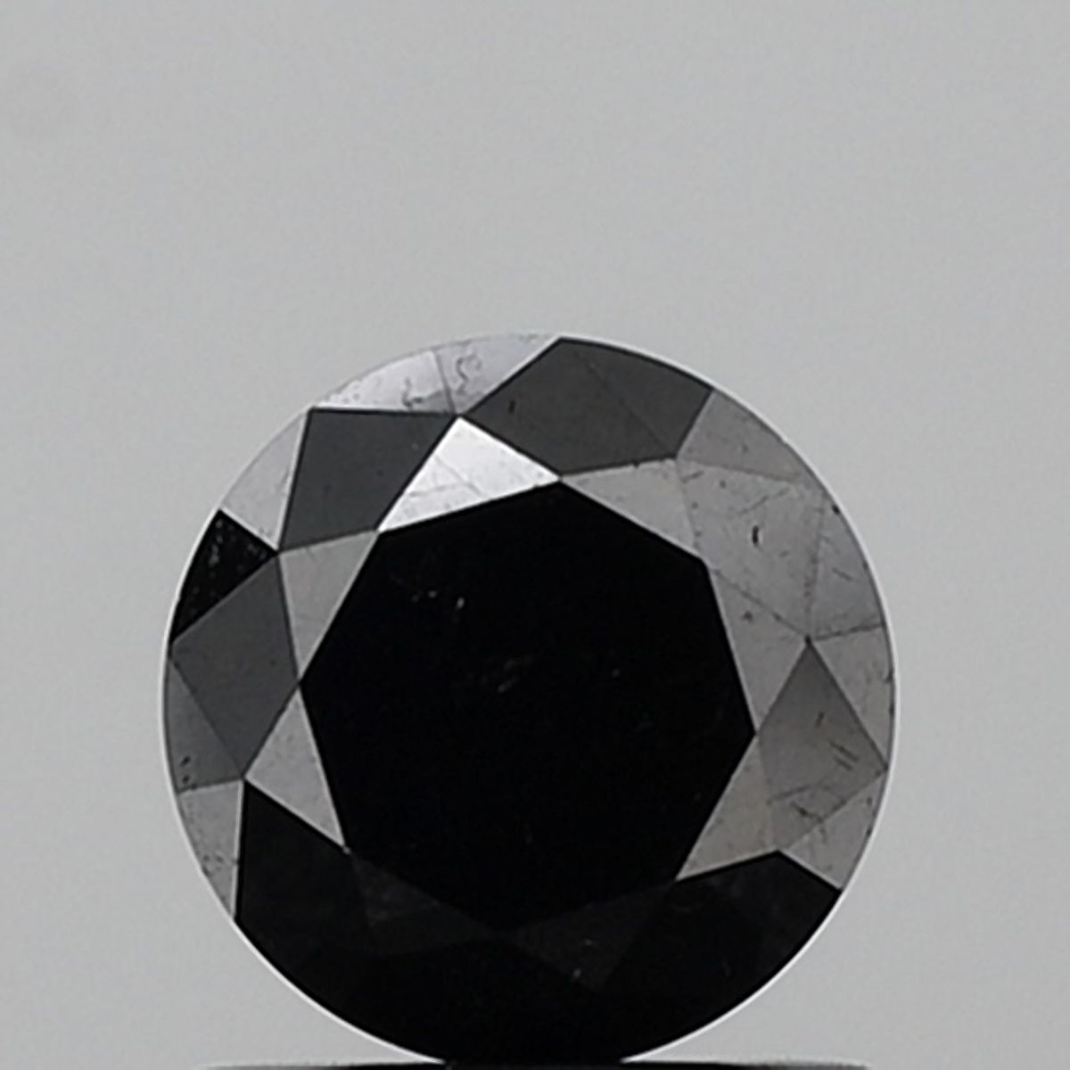 1.06 Carat Round Diamond Fancy Black VVS2