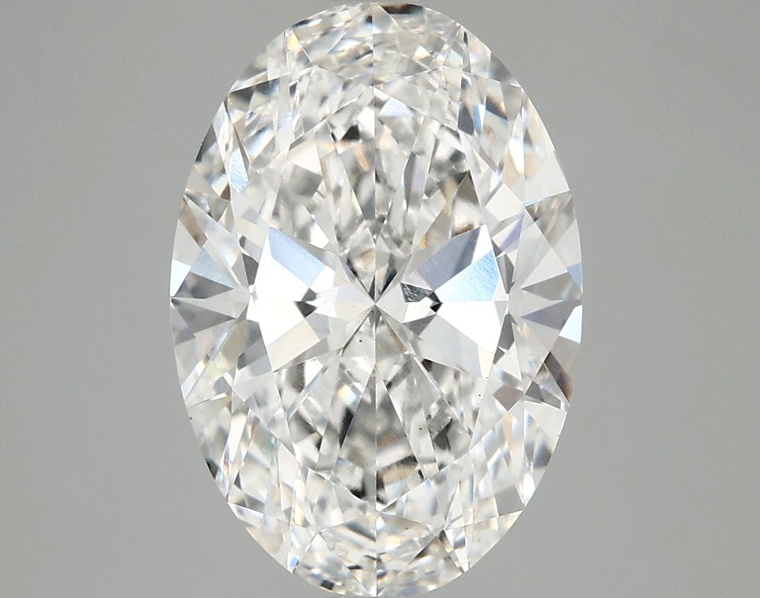 3.92 ct. oval Lab Grown Diamond front image