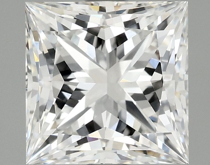 2.10 ct. princess Lab Grown Diamond front image