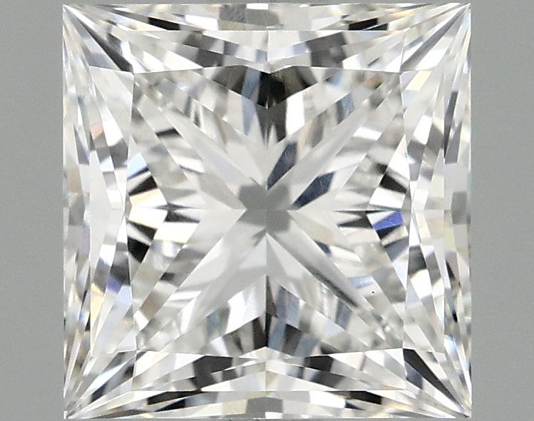 2.10 ct. princess Lab Grown Diamond front image