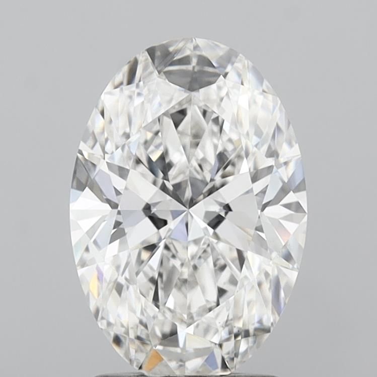 2.01 ct. oval Lab Grown Diamond front image