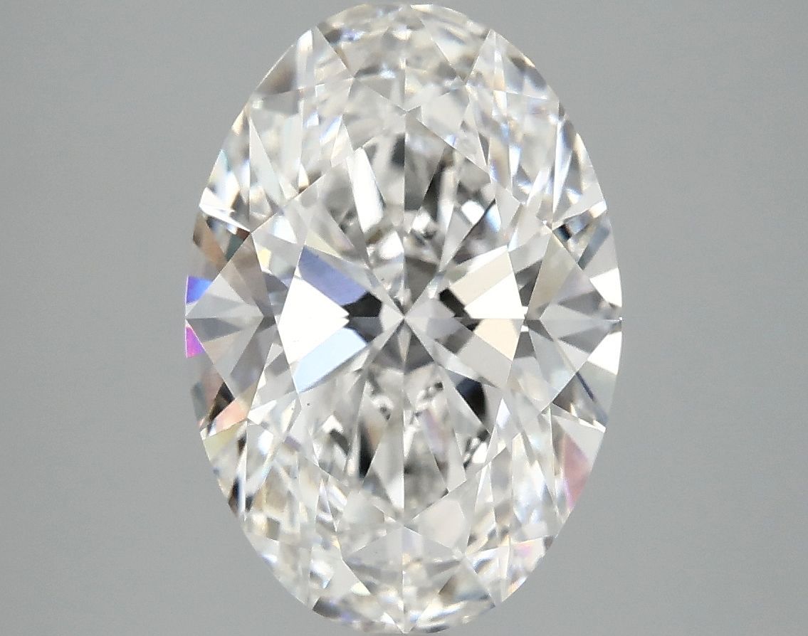 3.85 ct. oval Lab Grown Diamond front image