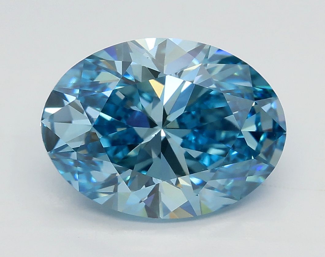 3.01 ct. oval Lab Grown Diamond front image