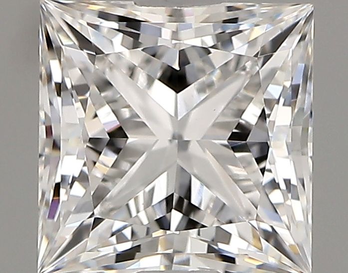 1.1 ct lab-grown Princess Diamond