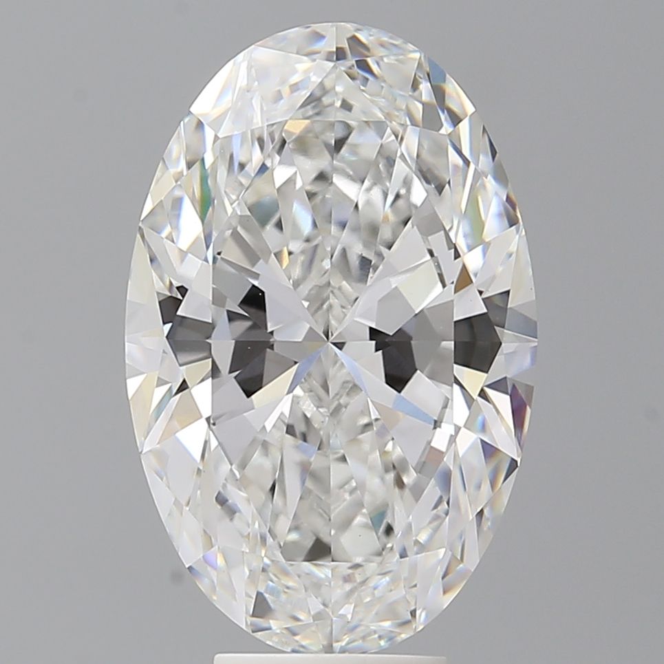 7.08 ct. oval Lab Grown Diamond front image