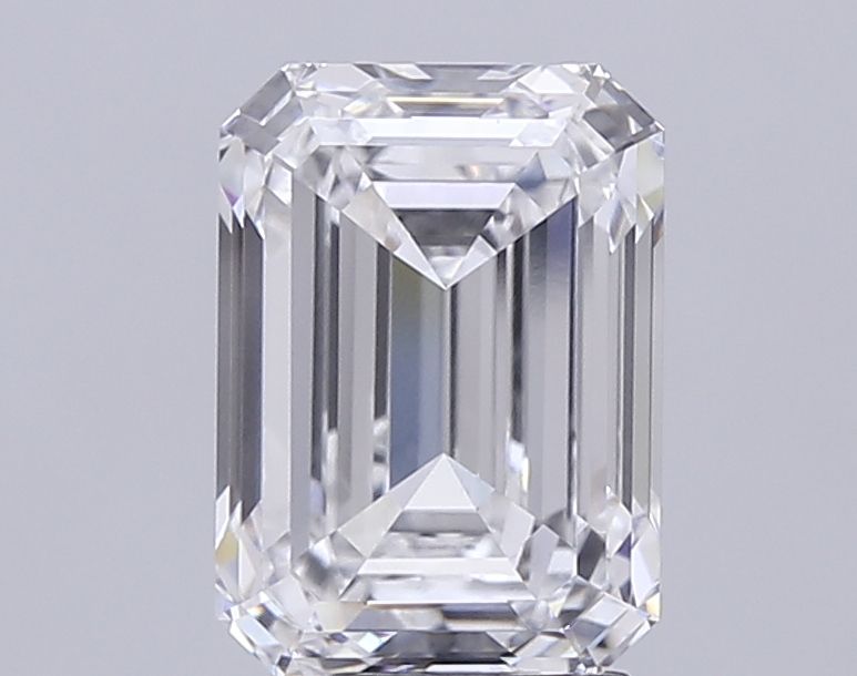 6.09 ct. emerald Lab Grown Diamond front image