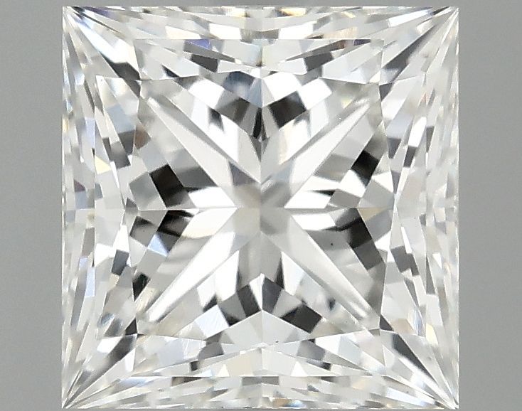 2.10 ct. princess Lab Grown Diamond front image
