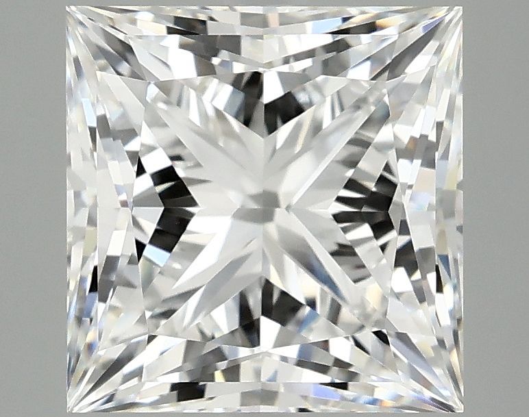 4.18 ct. princess Lab Grown Diamond front image