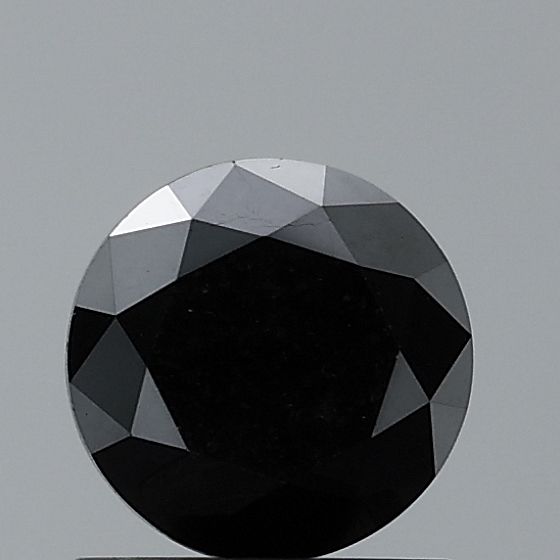0.35 Carat Round Diamond Black VVS2