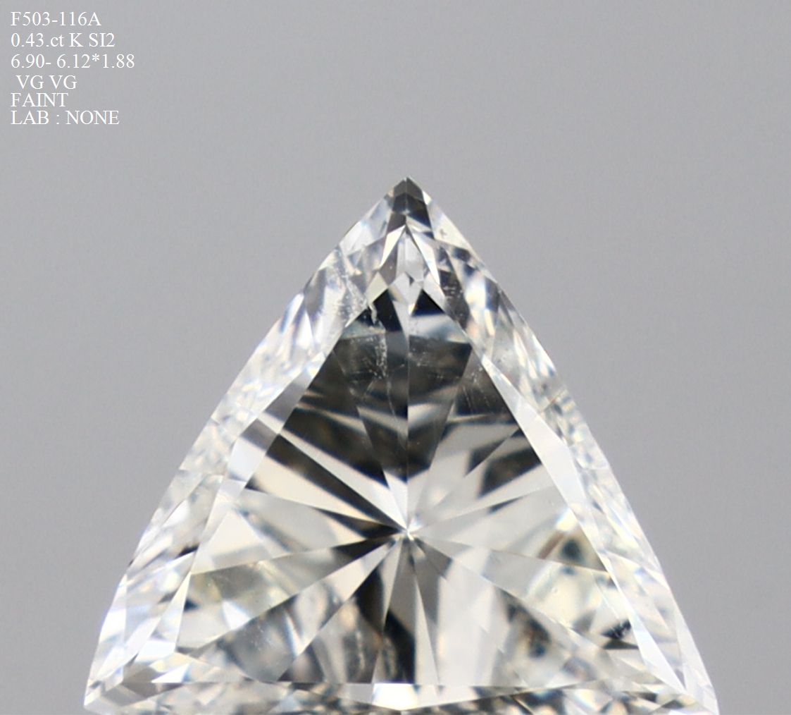 0.43ct Triangular K SI2