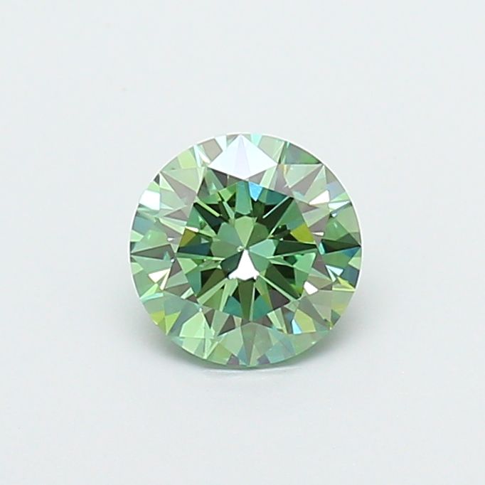 1.01 carat fancy vivid green VS1 ID Cut IGI round diamond