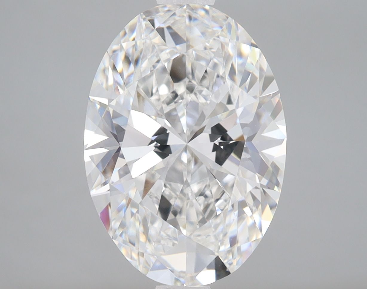 3.68 ct. oval Lab Grown Diamond front image